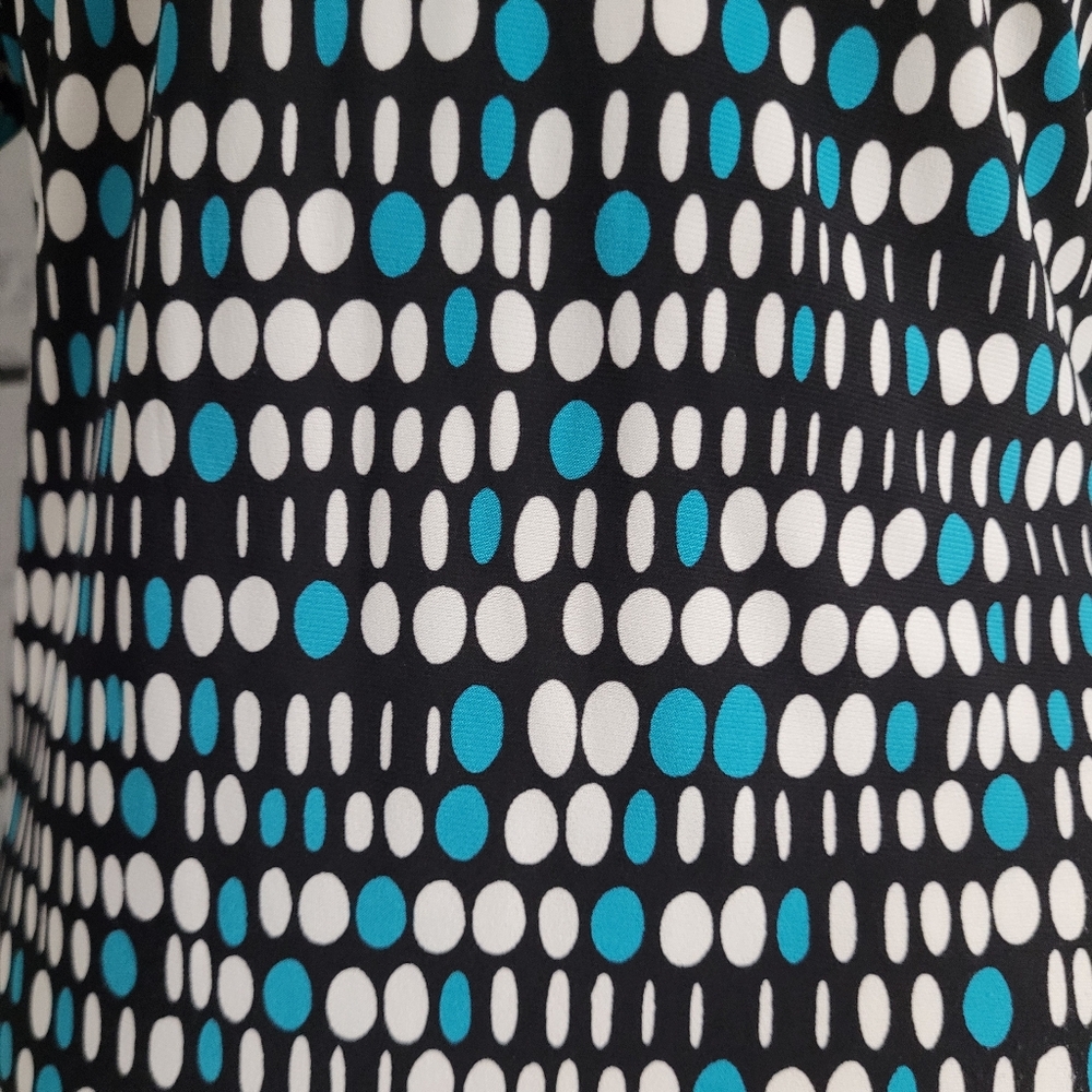 BUNDLE SALE! Evan Picone Polka Dot Wrap Dress Sz 14 - Picture 5 of 7